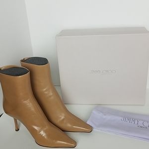 Jimmy Choo Daisy Camel Ankle Bootie NWT Sz 38.5